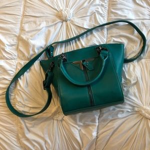 Danielle Nicole Small Teal Handbag
